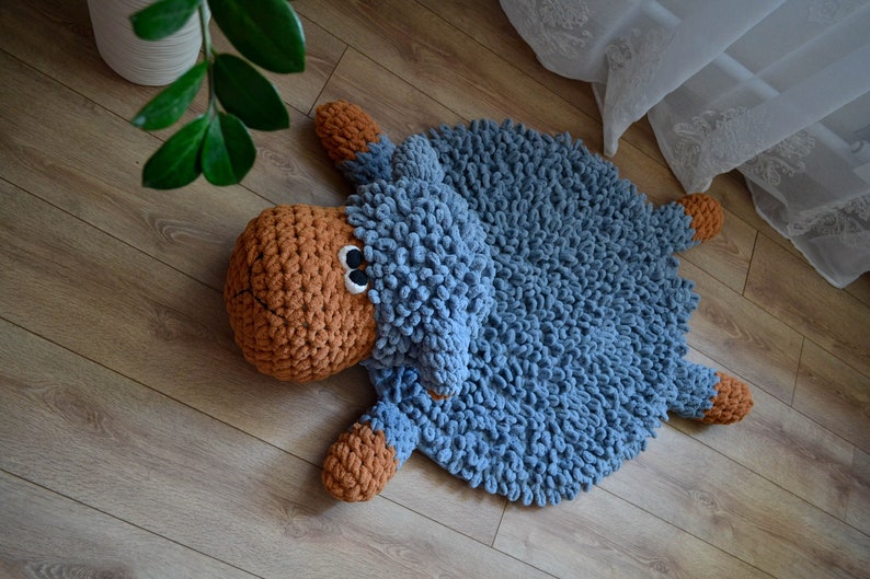 Farmhouse Nursery Accent Sheep Rug Decor for Kids Room - Etsy