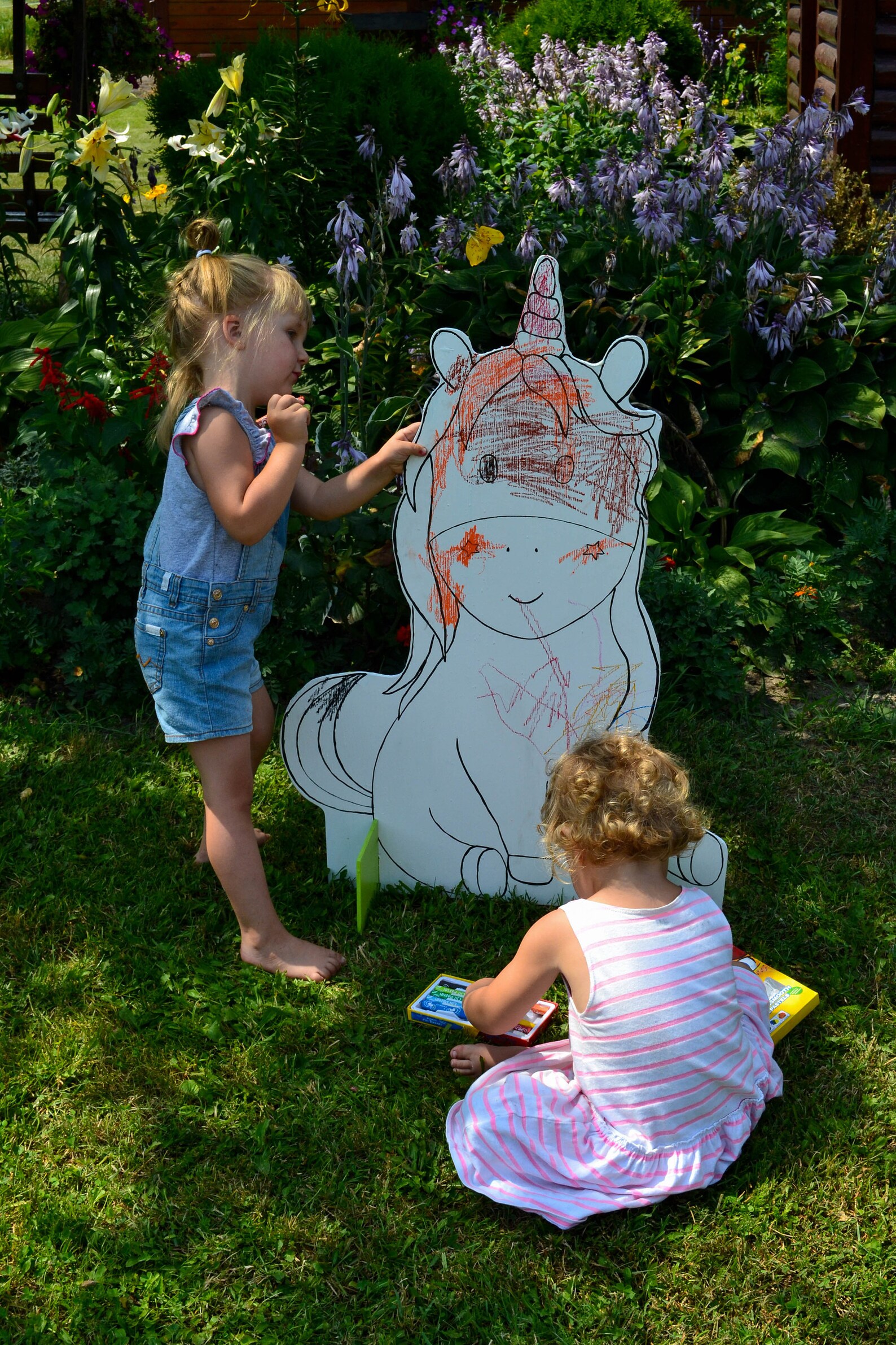 Handbemalte Party-Rasendekoration zum Einhorn-Geburtstag | Etsy