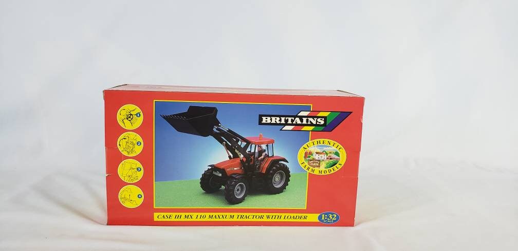 Case IH MX 110 Maxxum Tractor With Loader Diecast 1 32 Etsy UK