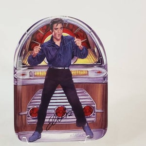 Elvis "Blue Suede Shoes" Collectible Plate