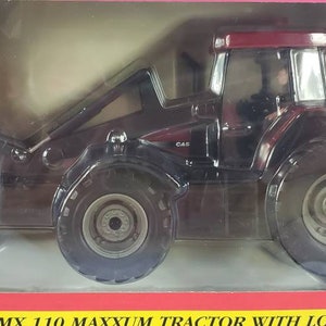 Case IH MX 110 Maxxum traktor med lastare, gjuten modell 1:32