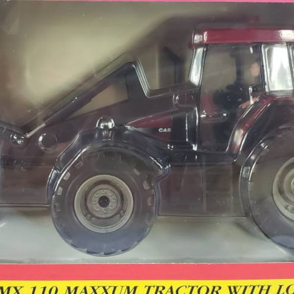 Case IH MX 110 Maxxum traktor med lastare, gjuten modell 1:32