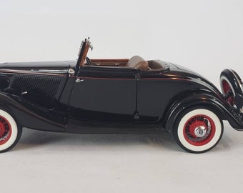 Mi colección de autos a escala.: 1936 Ford Deluxe Cabriolet Welly 1:24