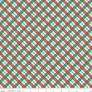 Deck the Halls In Check B Liberty Fabrics for Riley Blake Qty 1 is 1/2 yard