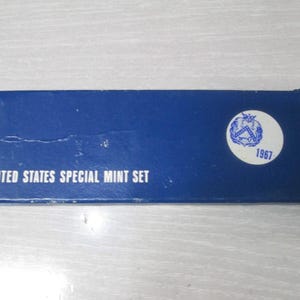 1967 US Special Mint Set Uncirculated Coins Original Holder Collectors Rare Find