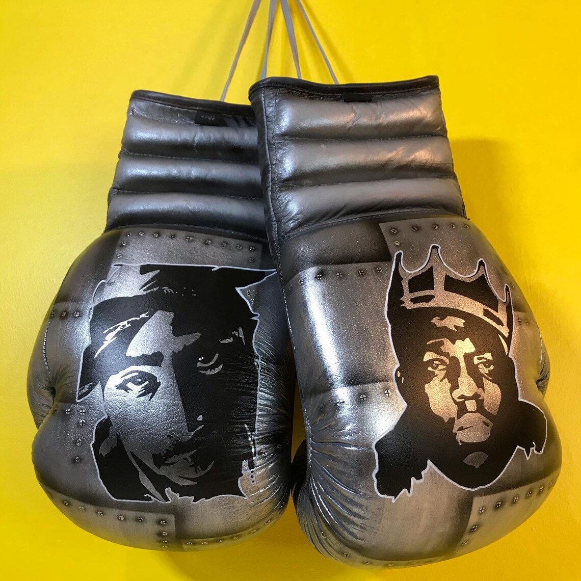 Custom Boxing Gloves 2Pac BIG Etsy