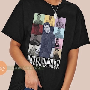 Maglietta Mickey Milkovich divertente fan art poster Tee 90s concerto stile T-Shirt h089