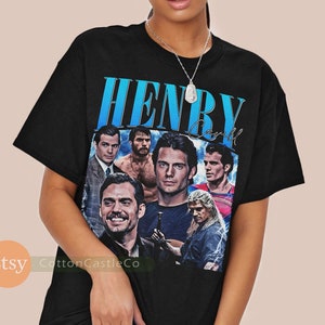 Henry Cavill Shirt Filmstar Berühmtheit T-Shirt 90er Jahre Rock Style Bootleg T-Shirt 257
