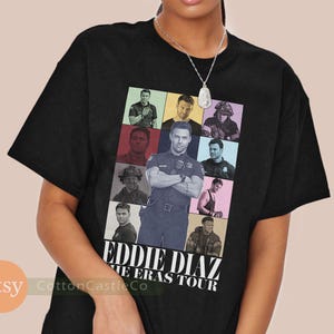 Eddie Diaz Shirt cool fan art poster Tee 90s concert style T-Shirt h047