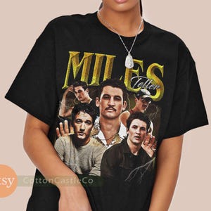 Miles Teller Shirt Tee 90s Rock Style Bootleg T-Shirt 274