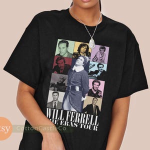 Will Ferrell Shirt retro cool funny fan art poster Tee 90s concert style T-Shirt h064