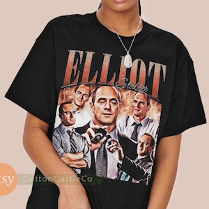 Elliot Stabler Shirt law and order Tee 90s retro Rock Style Bootleg T-Shirt 226
