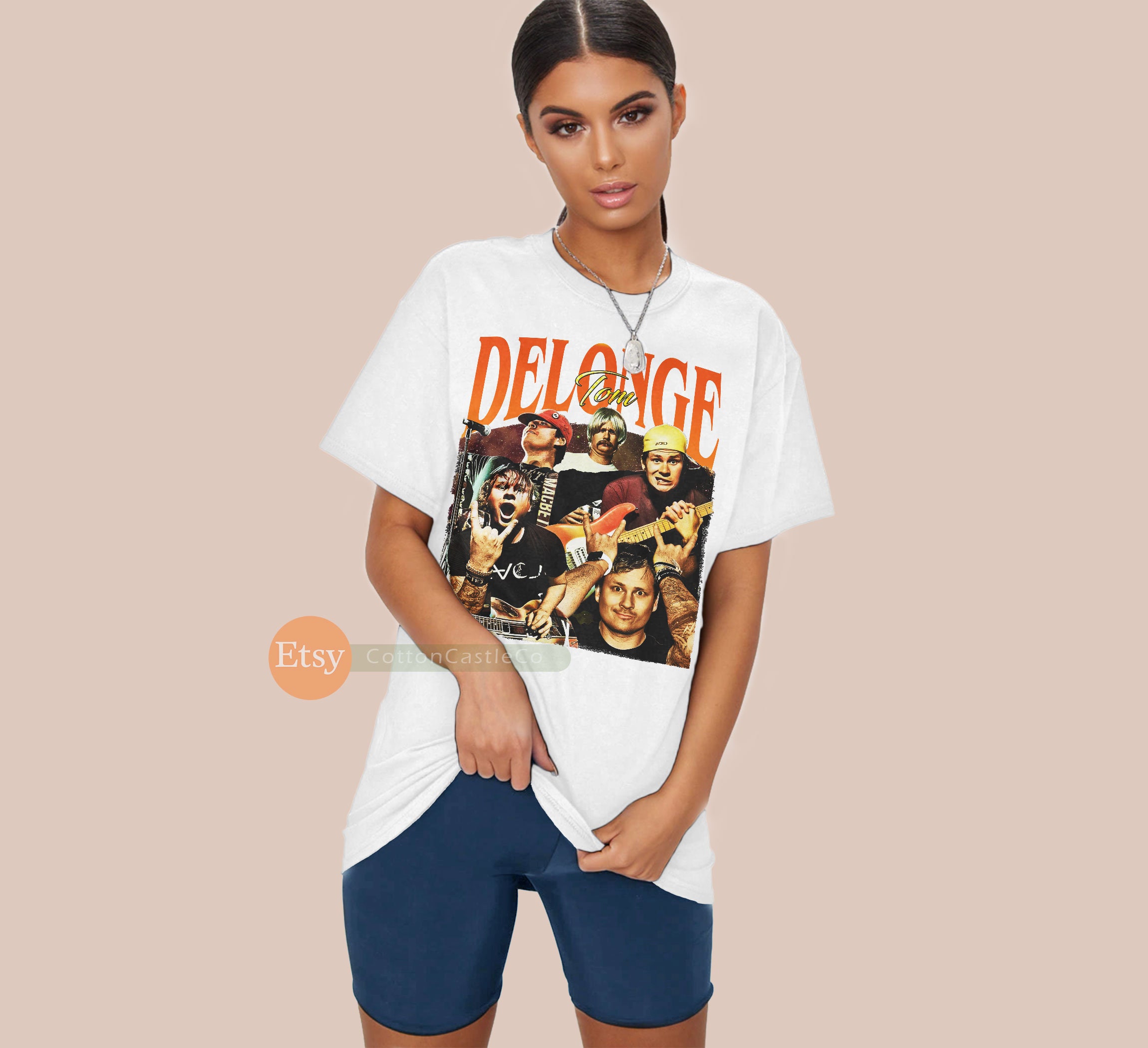 Tom Delonge Shirt Tee 90s Rock Style Bootleg T-shirt 303 - Etsy