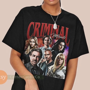 Criminal Minds Shirt Tee 90s Rock Style Bootleg T-Shirt 262