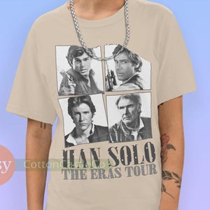 Han Solo Shirt han solo cosplay Tee Tour Concert Style Bootleg Light T-Shirt 339