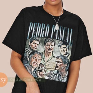 Pedro Pascal Shirt pedro pascal Tee 90s Rock Style Bootleg T-Shirt 217