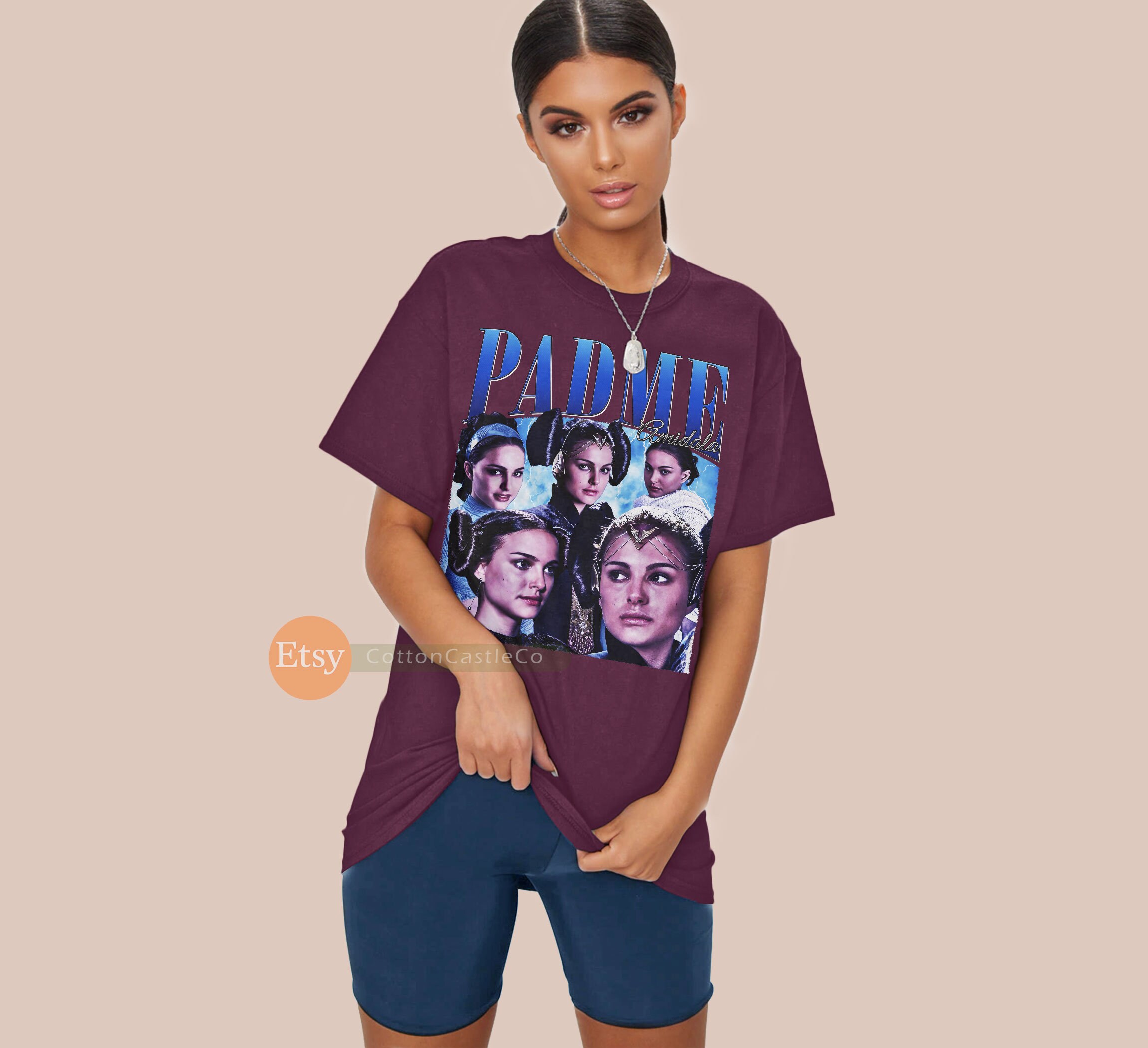 パドメ・アミダラ シャツ ナタリー・ポートマン ポスター Tシャツ 90 