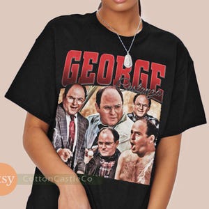 George Costanza Shirt funny tv series Tee 90s sitcom Rock Style Bootleg T-Shirt 240