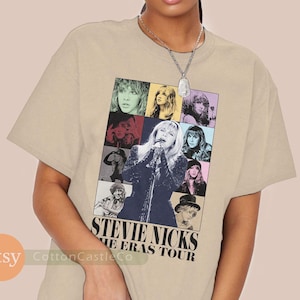 Stevie Nicks Shirt funny cool fan art poster Tee 90s concert style T-Shirt h051