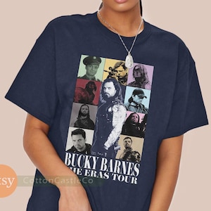Bucky Barnes Shirt Wintersoldat T-Shirt Superheld Plakat Konzertstil T-Shirt h003