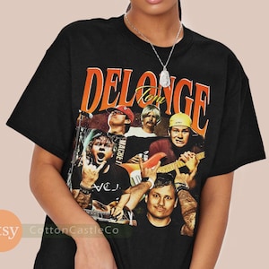 Tom Delonge Shirt Tee 90s Rock Style Bootleg T-Shirt 303