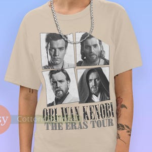Obi Wan Kenobi Shirt obi-wan kenobi poster Tee Tour Concert Style Bootleg Light T-Shirt 353