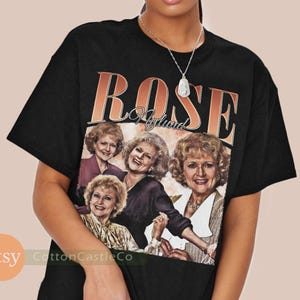 Rose Nylund Shirt funny tv golden girls Tee 90s Rock Style Bootleg T-Shirt 244