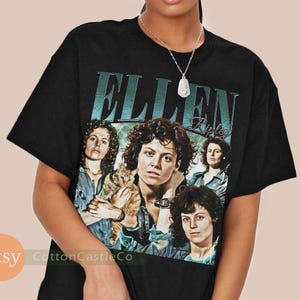 Ellen Ripley Shirt alien retro Tee 90s Rock Style Bootleg T-Shirt 228