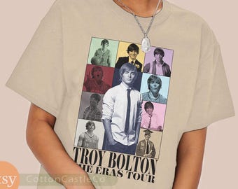 Troy Bolton Shirt, affiche de fan art drôle et cool, tee-shirt style concert des années 90, h042