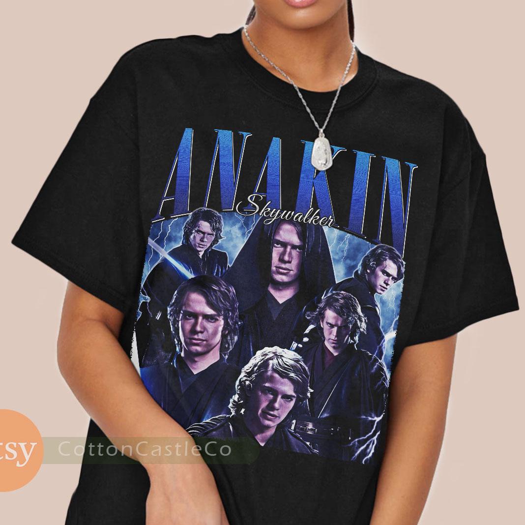 Anakin Skywalker Shirt Hayden Christensen Poster Tee 90s Rock