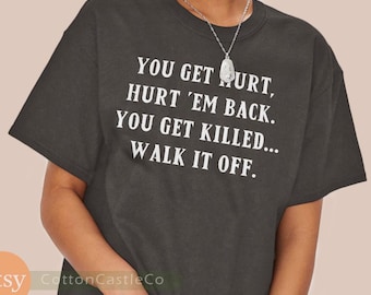 Steve rogers quote shirt avengers age of ultron t-shirt you get hurt hurt 'em back tee 44