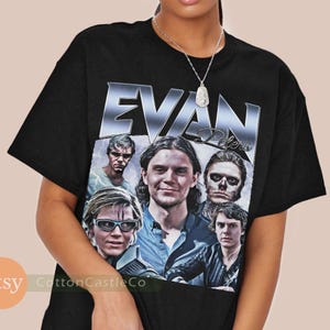 Evan peters Shirt movie star Tee 90s Rock Style Bootleg T-Shirt 250