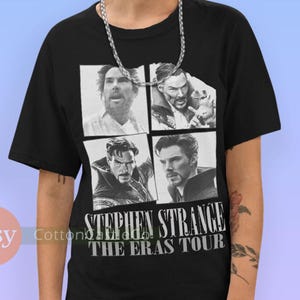 Stephen Strange Shirt doctor strange Tee Tour Concert Style Bootleg Dark T-Shirt 333