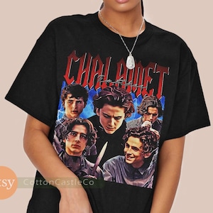 Timothee Chalamet Shirt movie star celebrity Tee 90s Heavy Metal Rock Style Bootleg T-Shirt 255