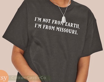 I'm not from earth i'm from missouri shirt funny peter quill quote t-shirt the avengers infinity war tee 48