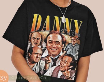 Camiseta Danny Devito, camiseta engraçada de estrela de cinema, estilo rock dos anos 90, camiseta pirata 249
