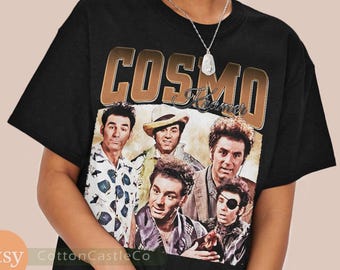Cosmo Kramer Shirt funny tv series Tee 90s Rock Style Bootleg T-Shirt 239