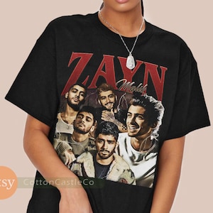 Zayn Malik Shirt Tee 90s Rock Style Bootleg T-Shirt 283