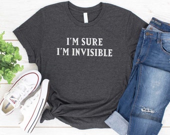 Funny avengers shirt drax movie quote t-shirt i'm sure i'm invisible shirt the avengers infinity war tee 89