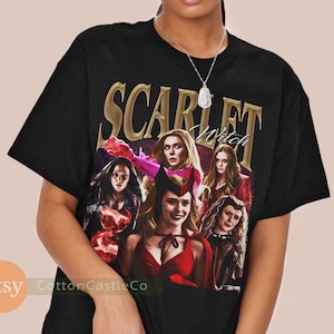 Scarlet Witch Shirt Tee 90s Rock Style Bootleg T-Shirt 278