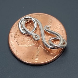 SAVE BIG -Sterlingsilber S-Verschlüsse - C3124, Armbandverschluss, Halskettenverschluss