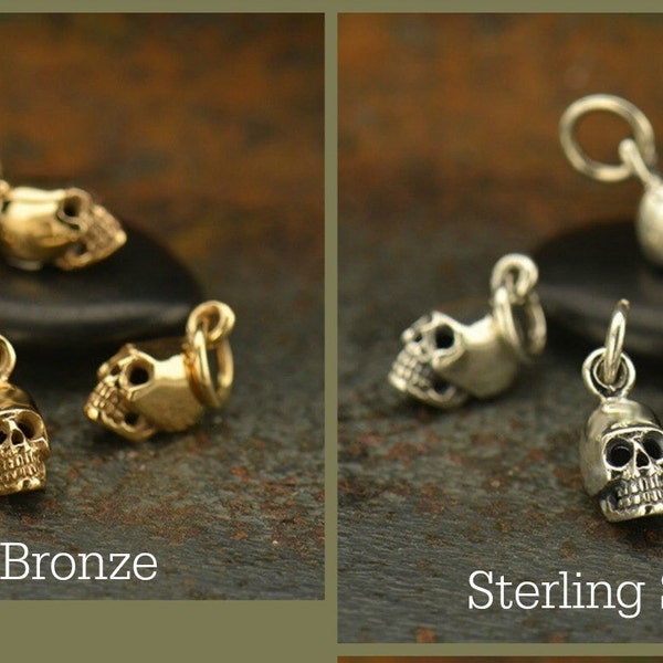 35% Off Sale No Coupon Needed Skull Charms - Skeleton Charms, Skull Pendant, Gothic Charms, Jewelry Supplies