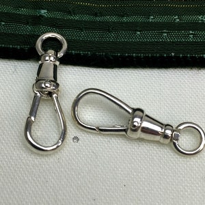 OSZCZĘDŹ DUŻO - Srebrny obrotowy wisiorek 8 x 22 mm, uchwyt na zawieszki, wisiorek, centralny element naszyjnika