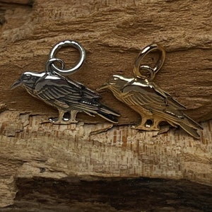 SAVE BIG -Animal/Insect CharmsRaven Charms - Baltimore Ravens, Bird Charms, 3d Raven Charm, Messenger of God