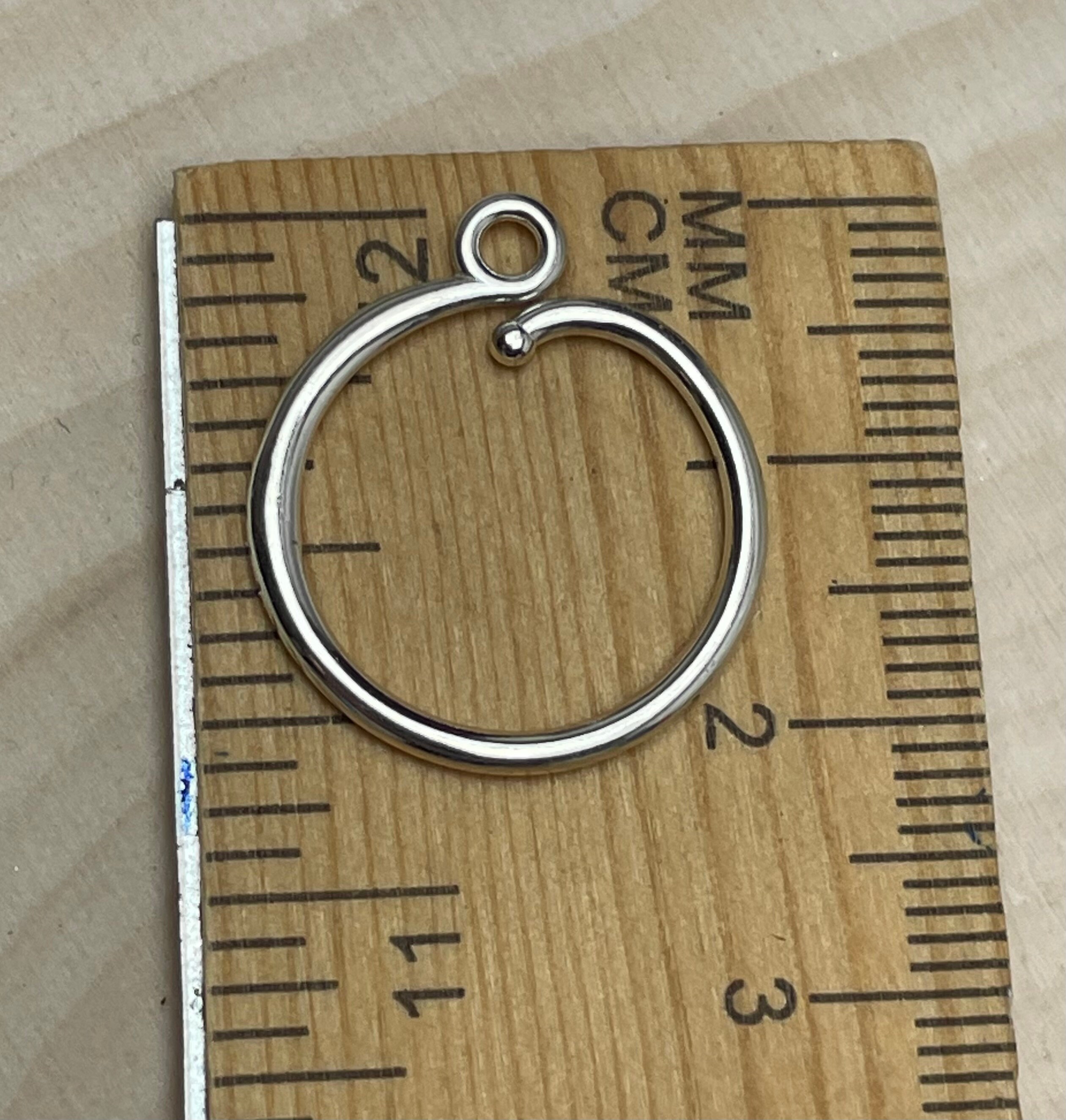 Sterling Silver Bead and Charm Holder Pendant Jewelry Making Etsy