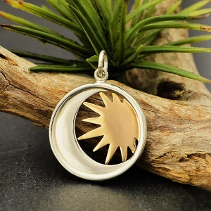Sterling Silver Moon Charm