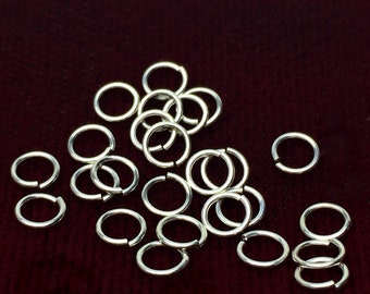 35% Off Sale No Coupon Needed 3mm 24 Gauge Open Jump Rings - Sterling Silver, Jewelry Findings, O Rings