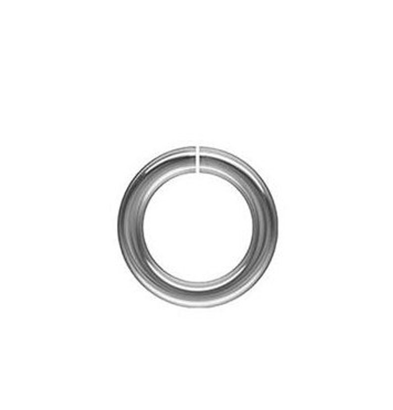 Sterling Silver 8mm OD 16 Gauge Hard Snap Jump Rings 8mm Open Etsy