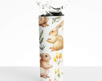 Personalised Easter Bunny Kids Tumbler, Easte Tumbler, Personalised Tumbler