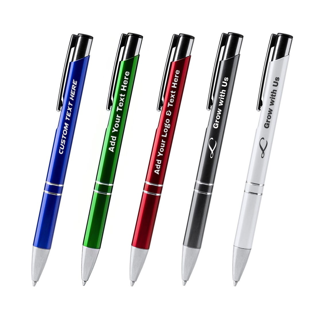 Personalised Pen Set – Custom Engraved Pens With Name or Logo – Ideal ...
